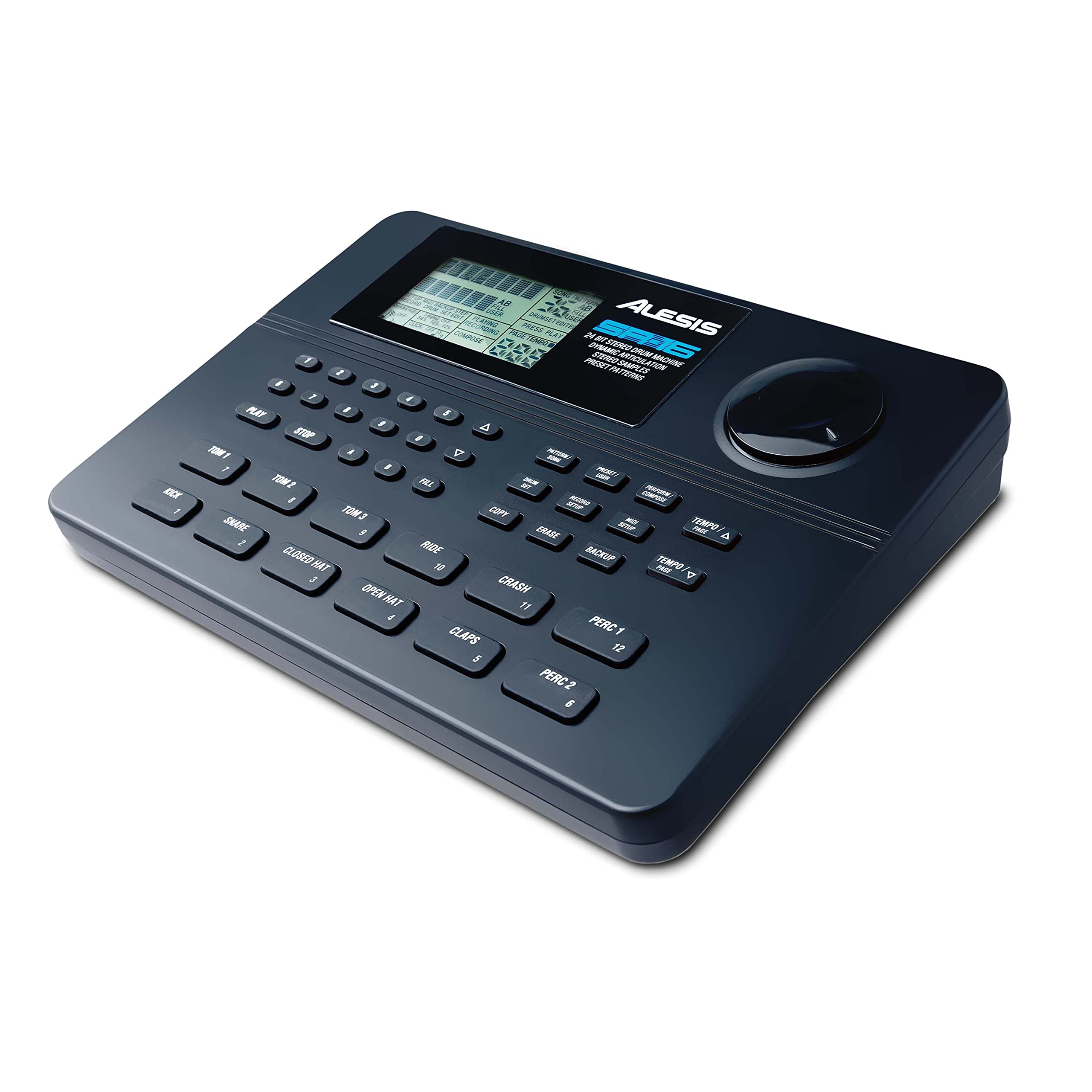 Alesis SR-16 | Caja de ritmos independiente de calidad de estudio con biblioteca de sonido integrada