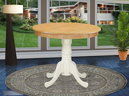 East West Furniture Mesa de comedor antigua ANT-OLW-TP ...