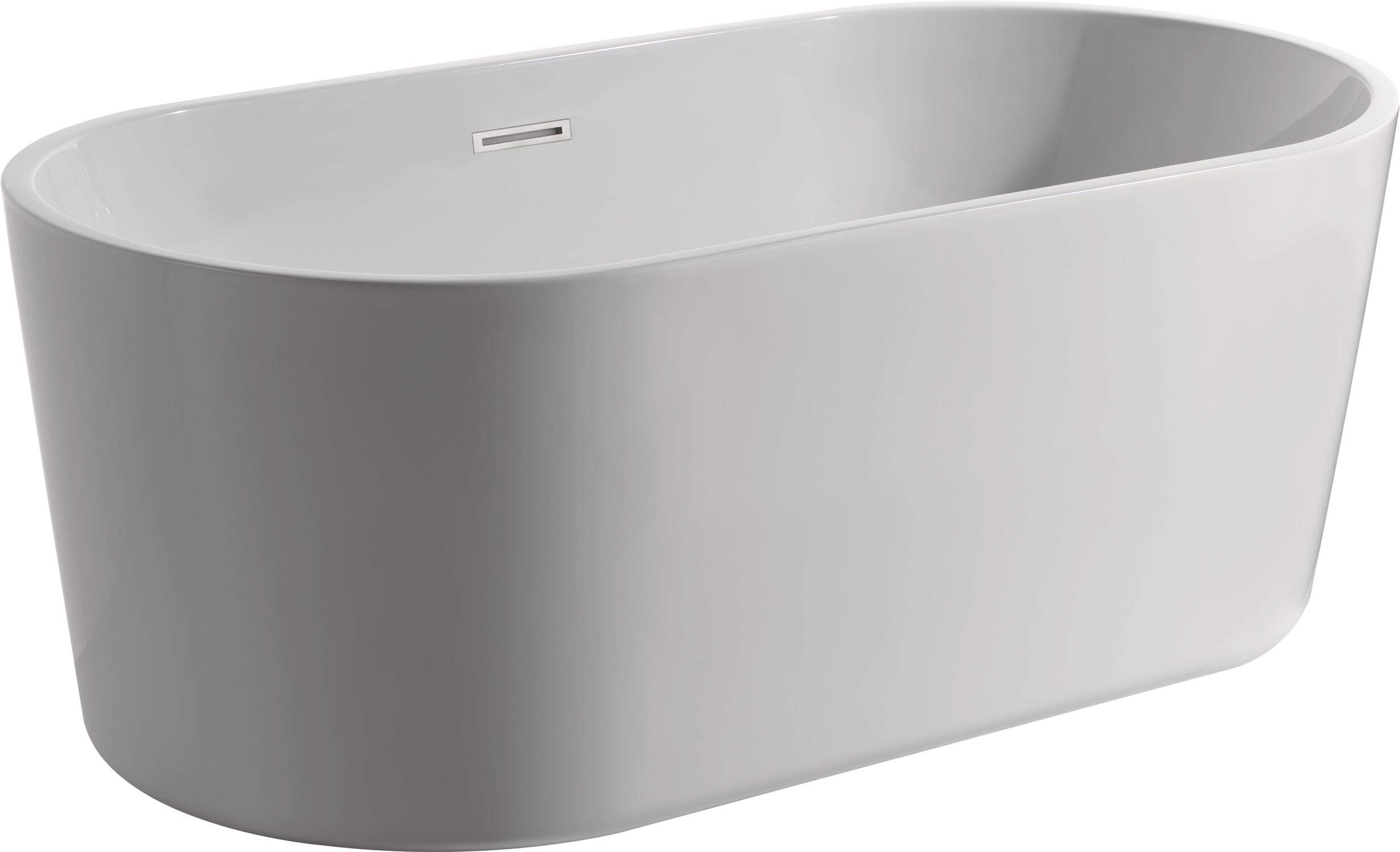 Delta Faucet Montour Freestanding Bathtub, Bath -Tub, Free Standing -Tub, Freestanding -Tub, 6ft Bathtub, Integrated Waste and Overflow Drain, White DB256806-6030WH