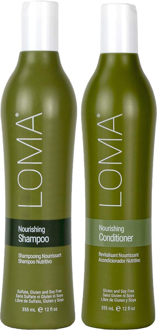 Loma Hair Care Dúo nutritivo de champú y acondicionador...