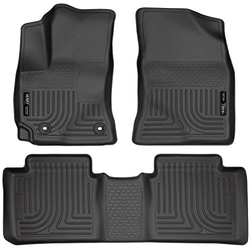 Husky Liners - 99531 Revestimiento del piso del asiento delantero y del segundo asiento para Corolla 14-19 Black