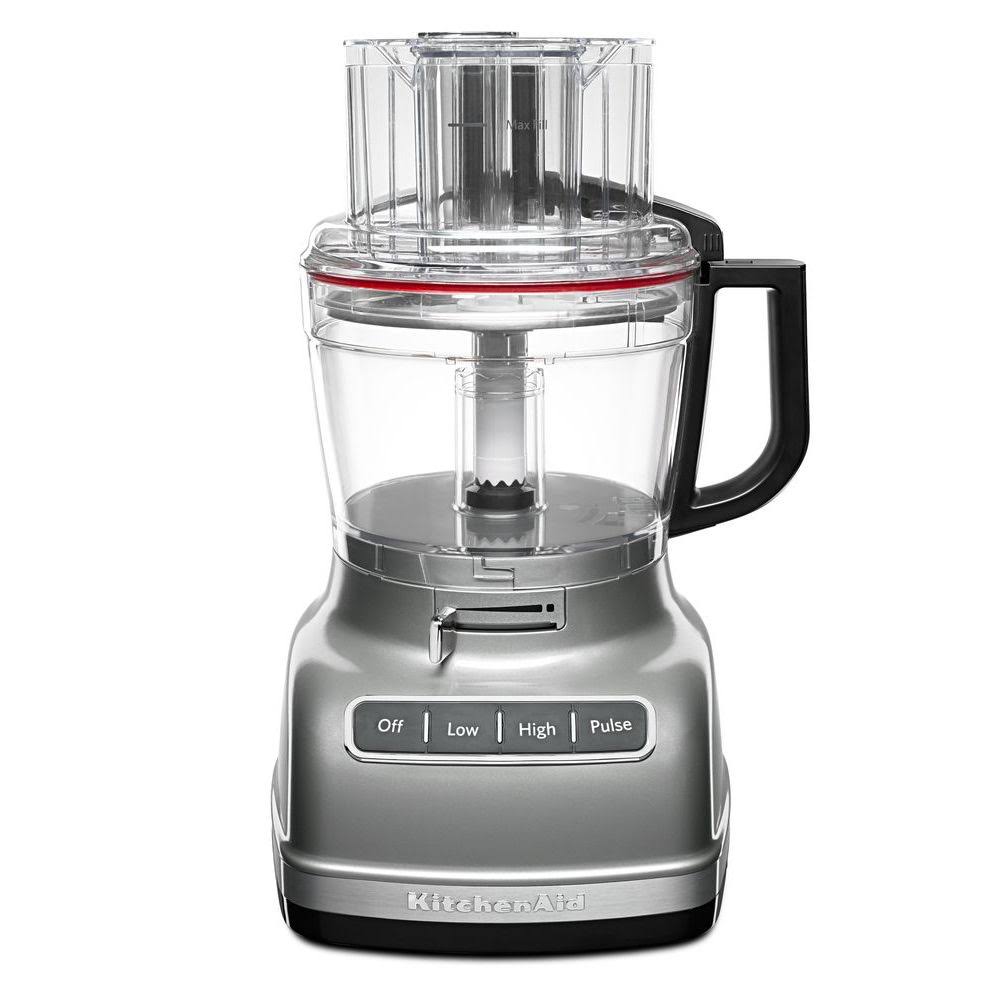 KitchenAid Procesador de alimentos KFP1133CU de 11 tazas con sistema ExactSlice - Contour Silver