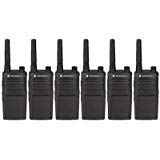 Motorola 6 Pack of  RMM2050 Two Way Radio Walkie Talkies