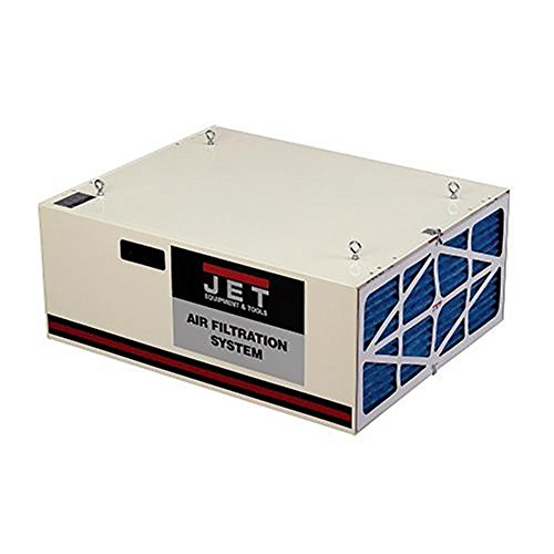 JET 708620B AFS-1000B 550+702+1044 CFM Sistema de filtración de aire de 3 velocidades con prefiltro electrostático y remoto