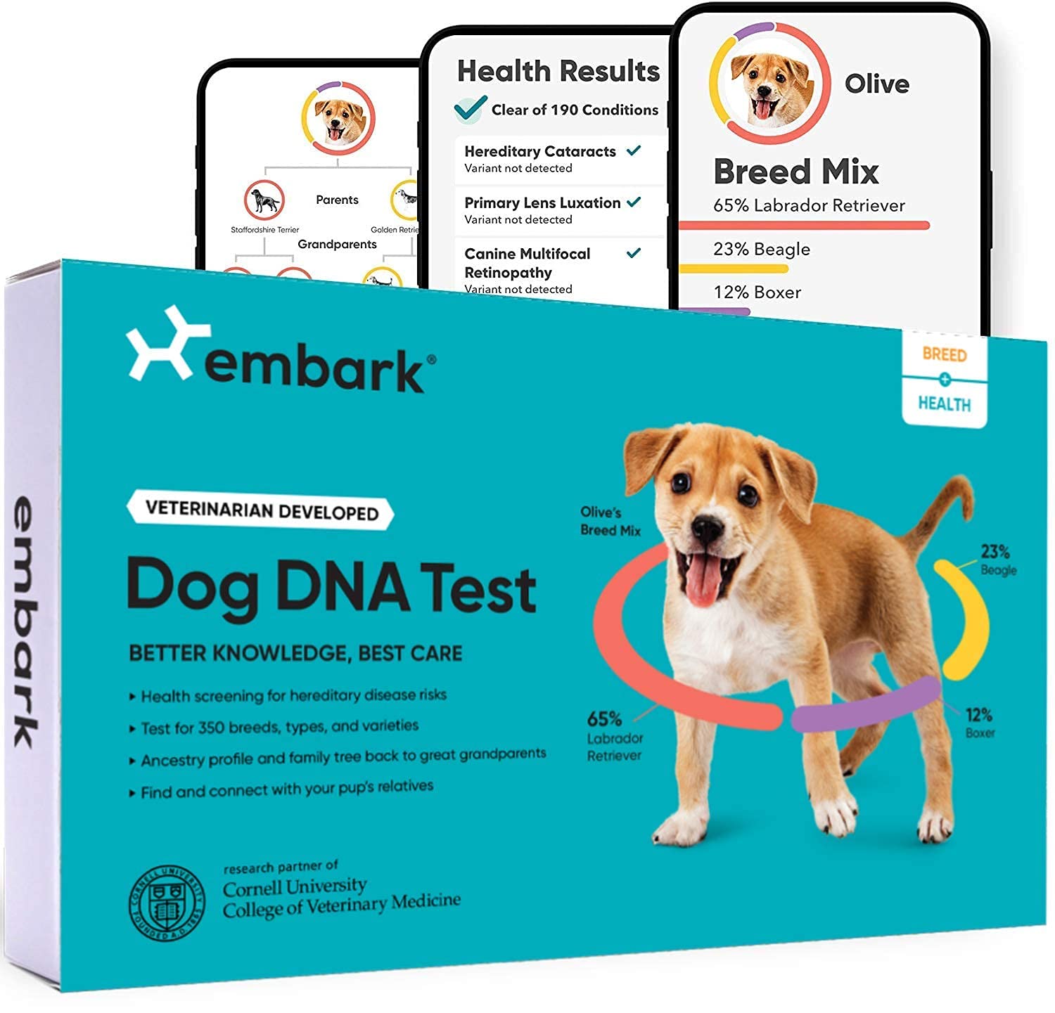 Embark Kit de prueba de ADN para perros | Descub...