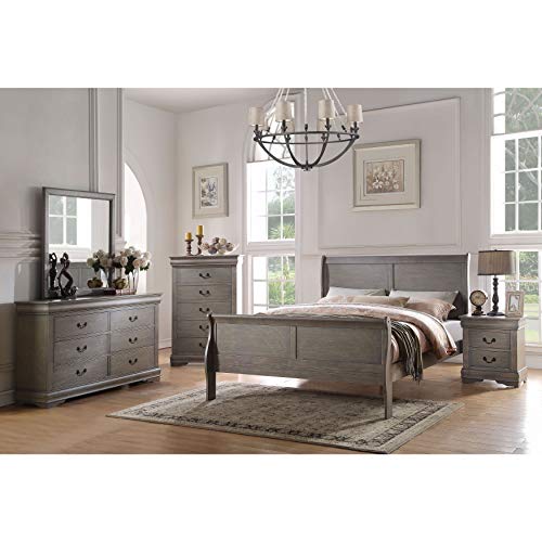 Acme Furniture Louis Philippe 23827EK Cama King ...