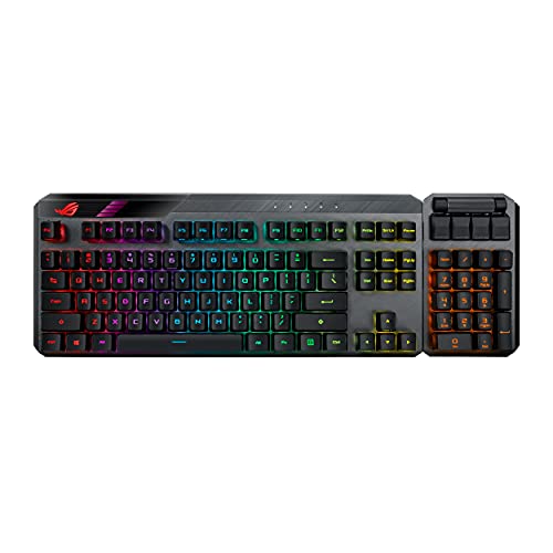 Asus Teclado mecánico modular inalámbrico para juegos ROG Claymore II