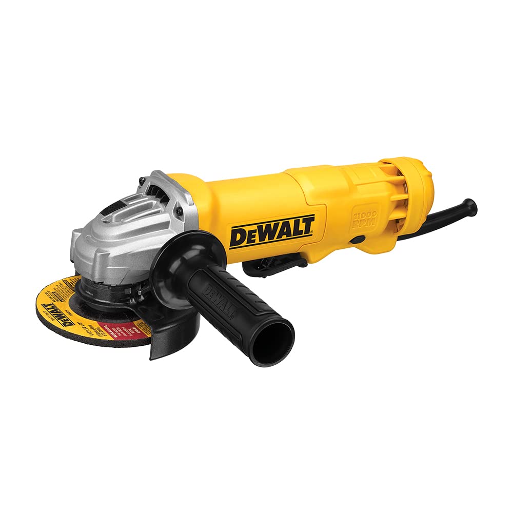 DEWALT Amoladora angular con interruptor de paleta de 4...