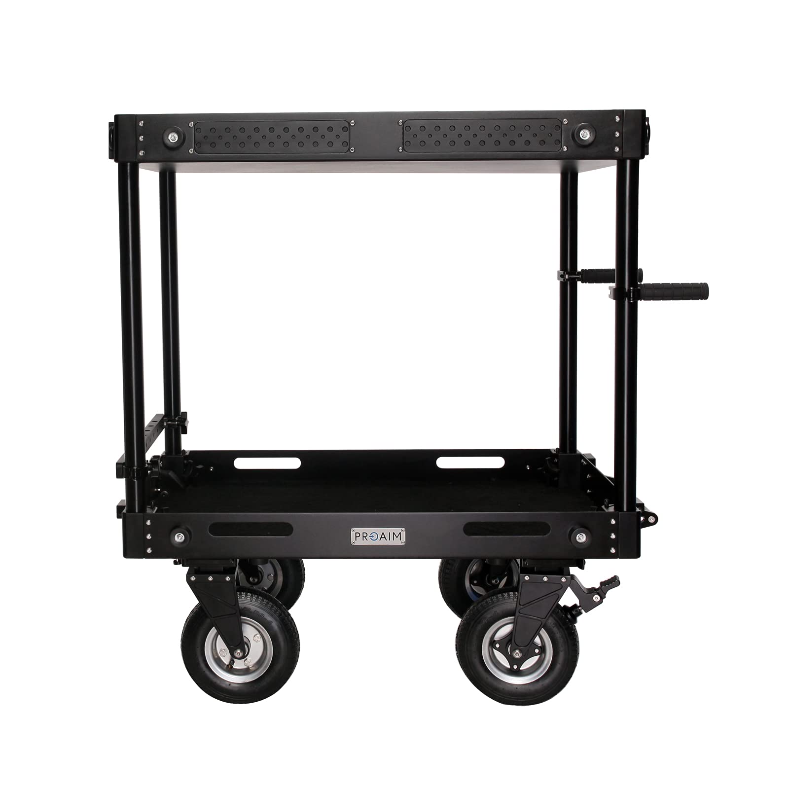  PROAIM Victor 36” V1.1 Camera Cart for Film Production. Adjustable Top Shelf & Accessory Bar, Dovetail Wheel. Store & Carry Your Gear Safely. Foot Brake, Smooth Mobility Easy Travelling. (VCTR-V1-36)...