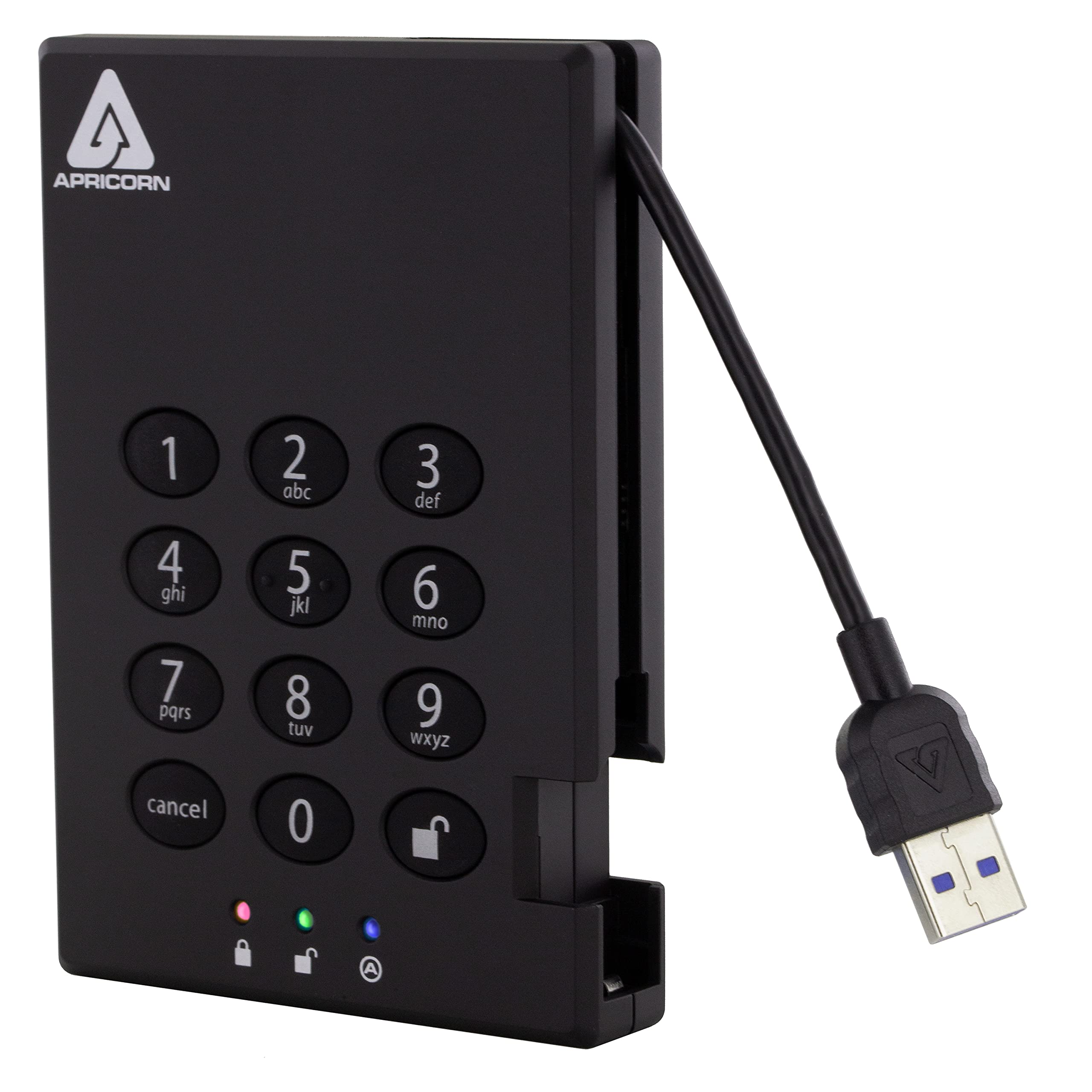 Apricorn Disco duro externo portátil Aegis Padlock USB ...