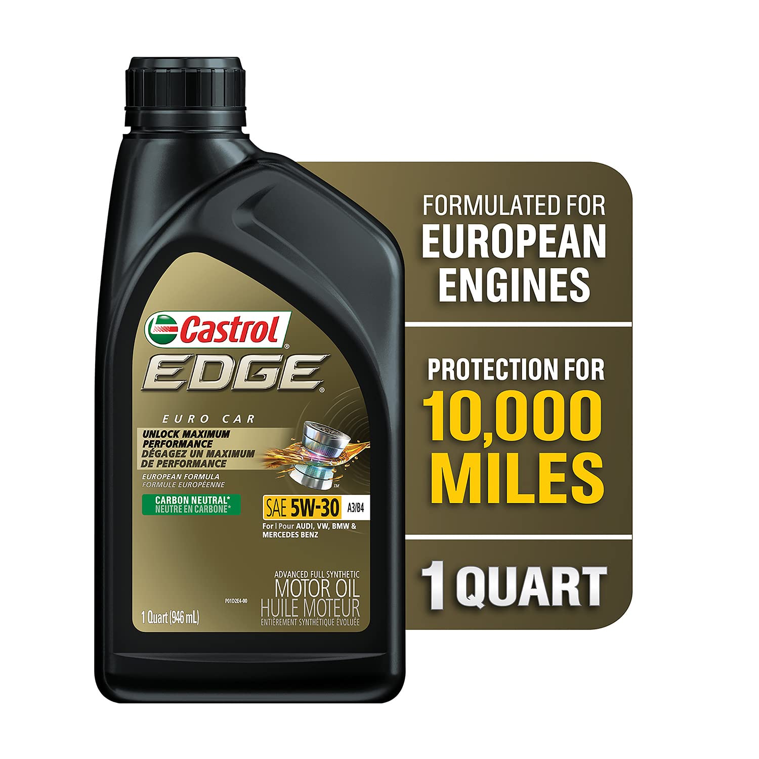 CASTROL 06159 EDGE 5W-30 C3 Aceite de motor tota...