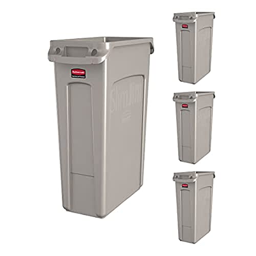 Rubbermaid Commercial Products Cubo de basura Slim Jim ...