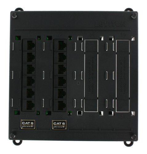 Leviton Patch Panel Twist and Mount con 6 puertos