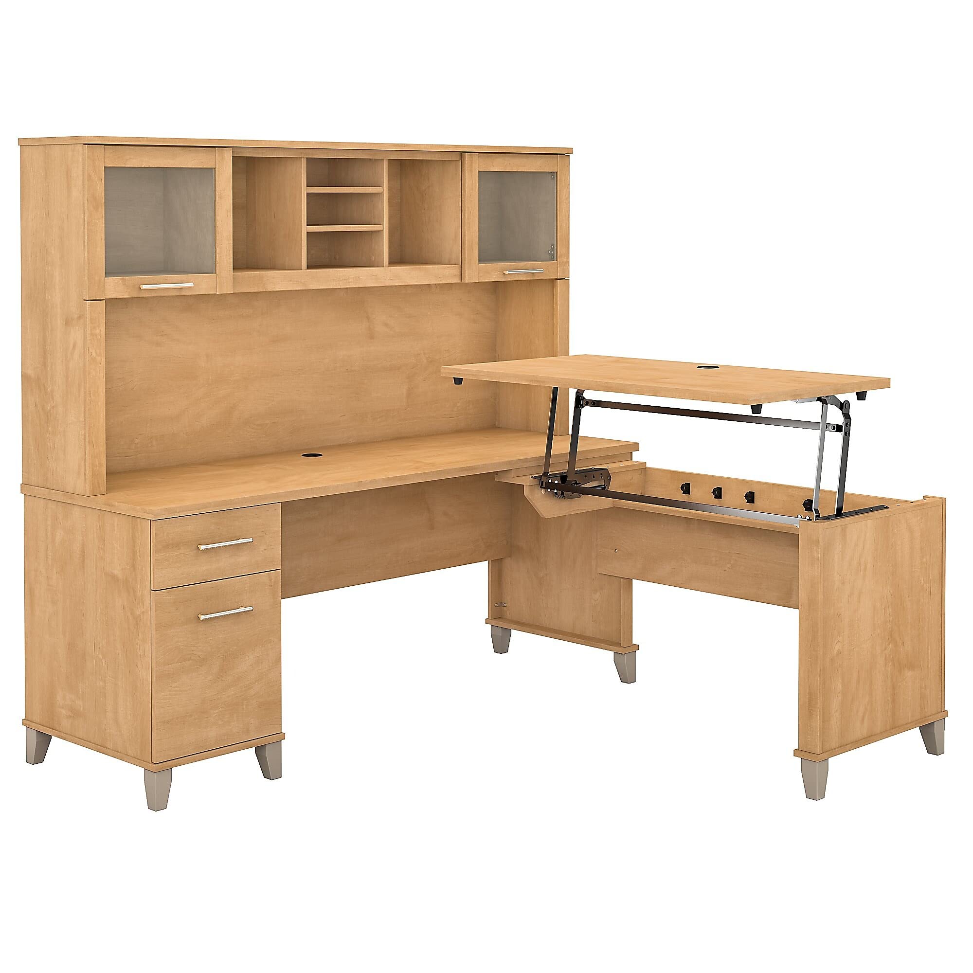 Bush Furniture Somerset 72W Escritorio en forma de L de...