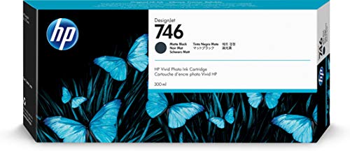 HP Cartucho de tinta original 746 negro mate de 300 ml ...