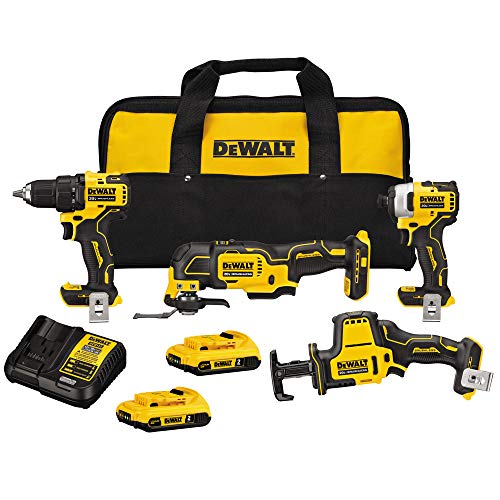 DEWALT DCK489D2 ATOMIC 20V MAX Kit combinado de 4 herra...