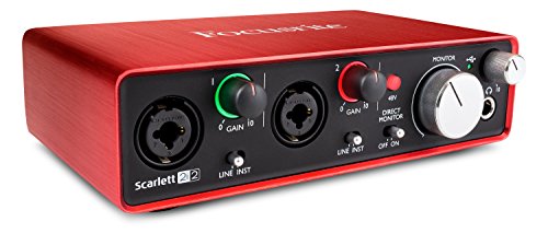 Focusrite Interfaz de audio USB Scarlett 2i2 (2da generación) con Pro Tools | Primero