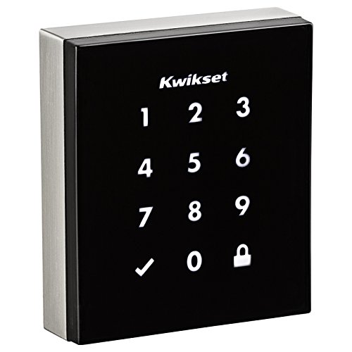 Kwikset Cerradura sin llave con pantalla táctil electró...