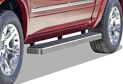 APS iBoard Estribos de 6 pulgadas Ajuste personalizado 2009-2018 Ram 1500 Crew Cab Pickup 4Dr y 2010-2020 Ram 2500 3500 (se requiere perforación 09-12) (barras laterales Nerf Bars laterales)