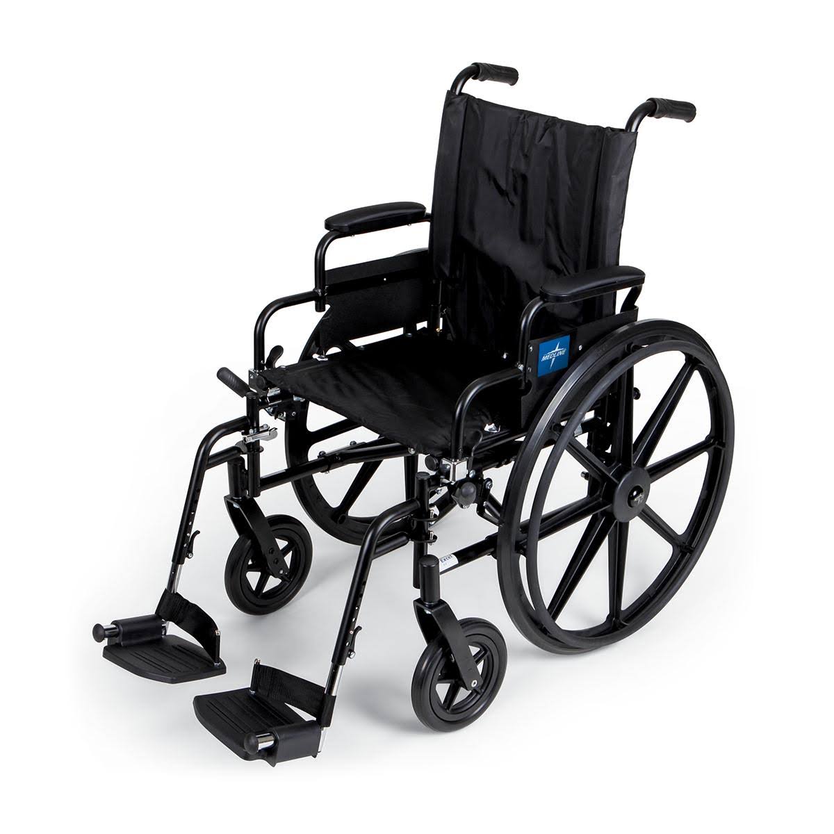 Medline "Silla de ruedas liviana modelo K4 - X-Wid...