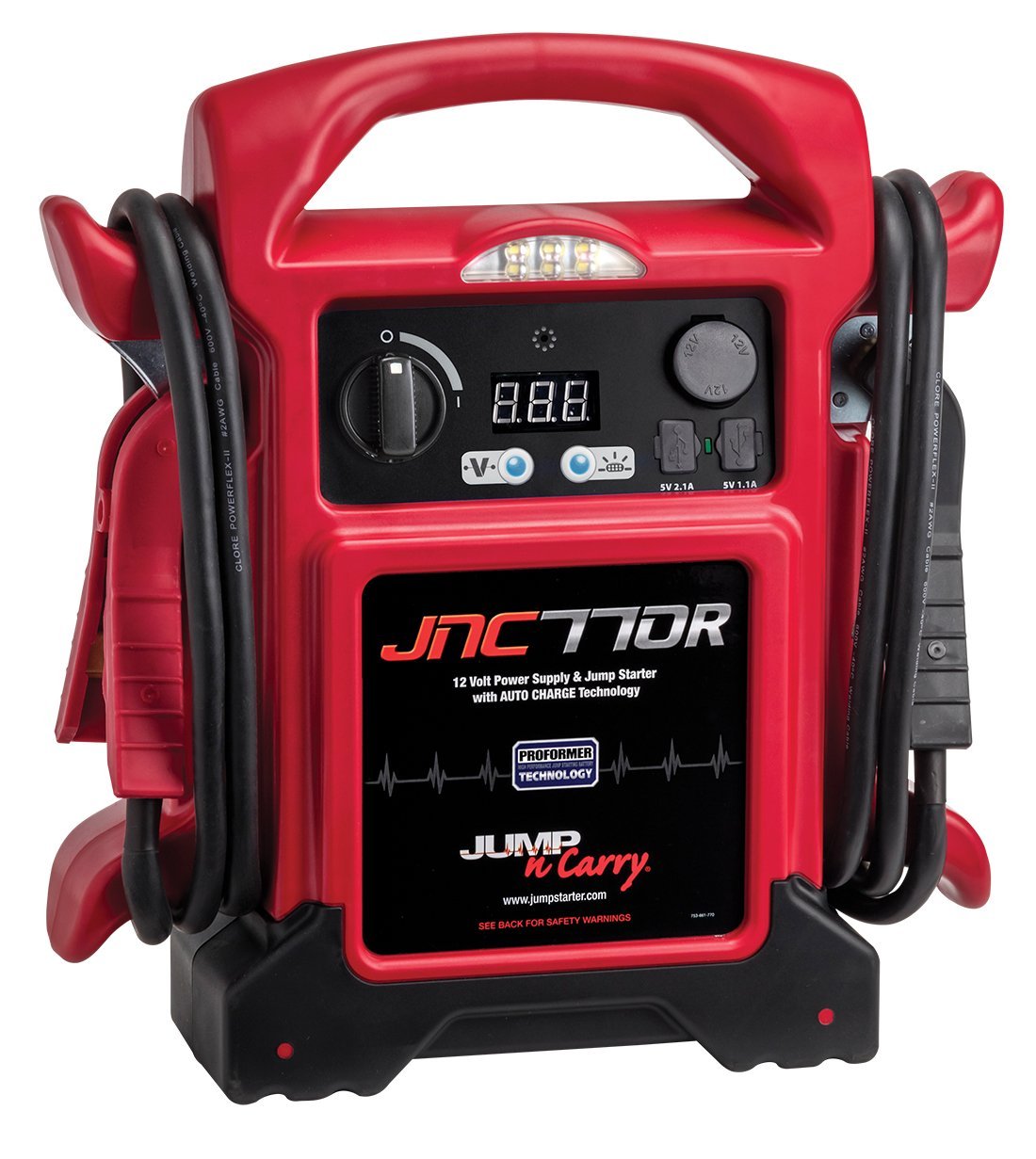 Clore Automotive Arrancador Jump-N-Carry JNC770R...