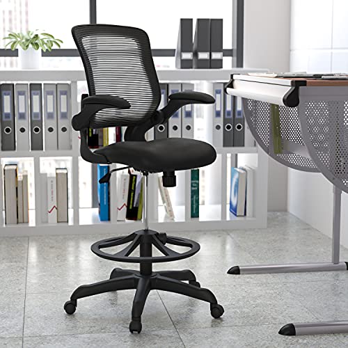 Flash Furniture Silla de oficina ergonómica giratoria d...