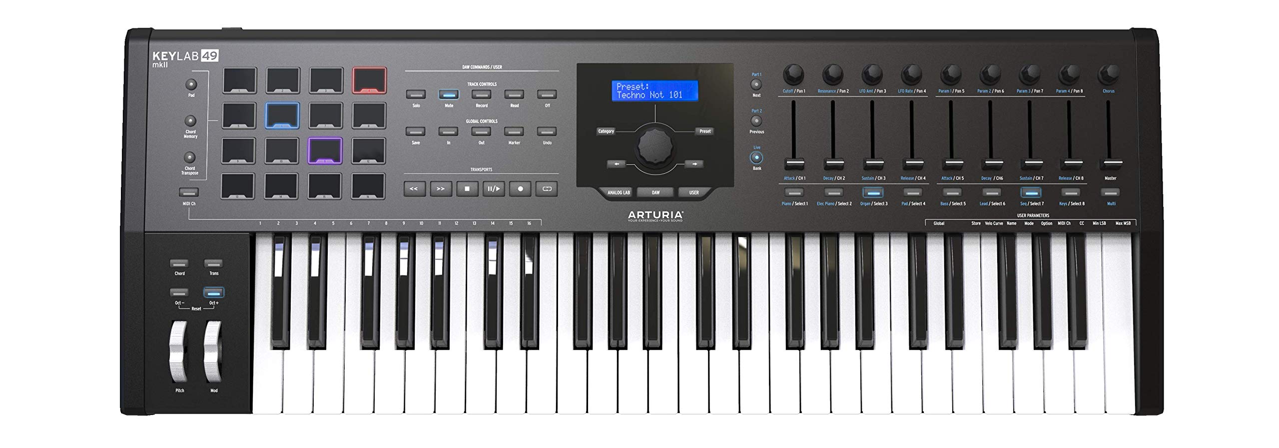 Arturia KeyLab MkII - Controlador de teclado MIDI USB s...