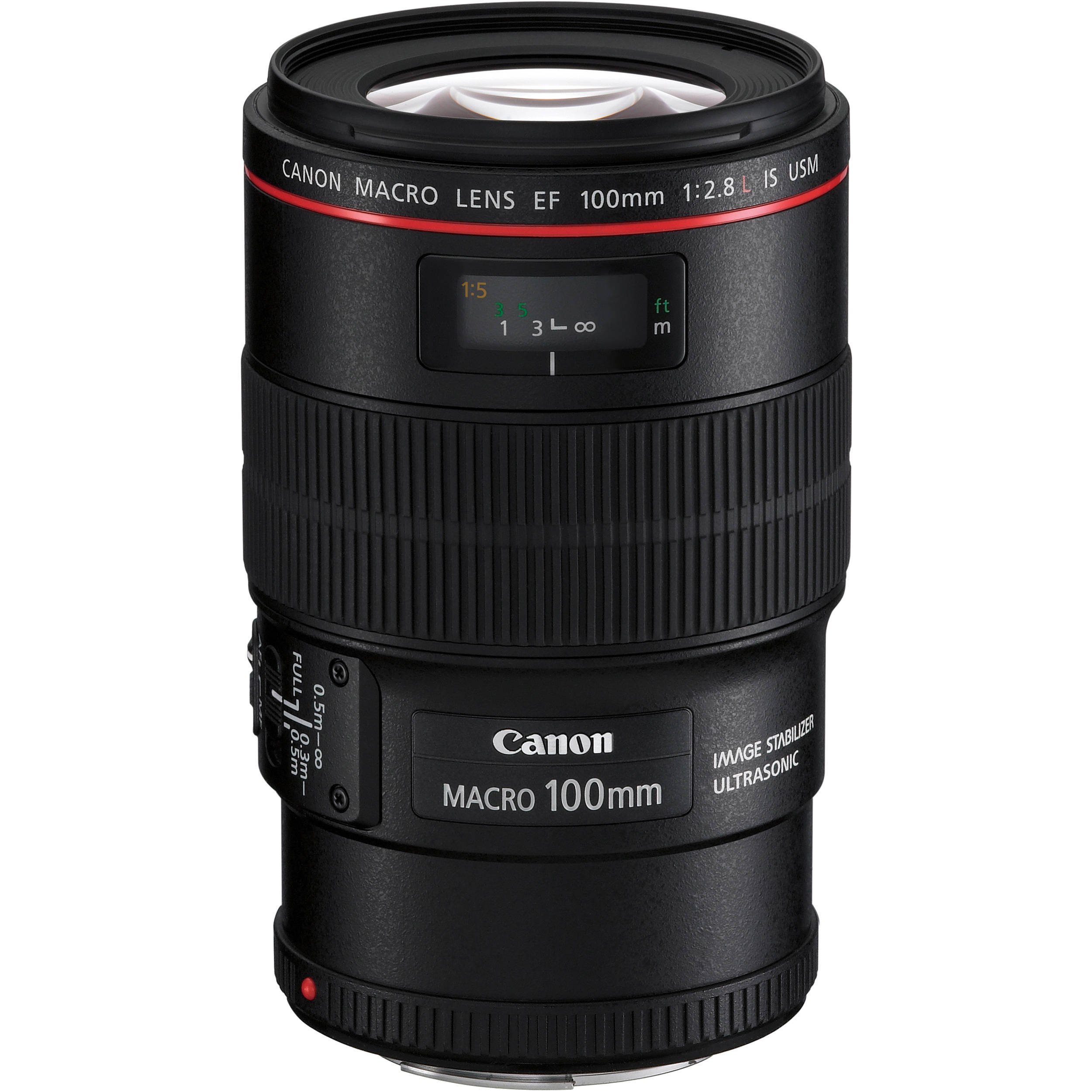 Canon EF 100mm f/2.8L IS USM Macro Lens for  Digital SLR Cameras