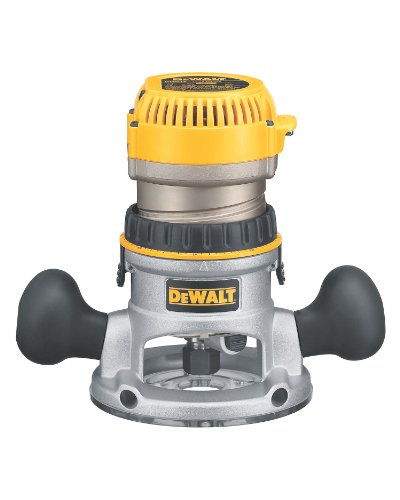 DEWALT Enrutador electrónico de base fija y velocidad v...