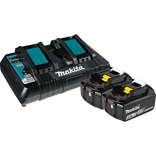 Makita BL1850B2DC2 5.0 Ah 18V LXT Batería de ion...