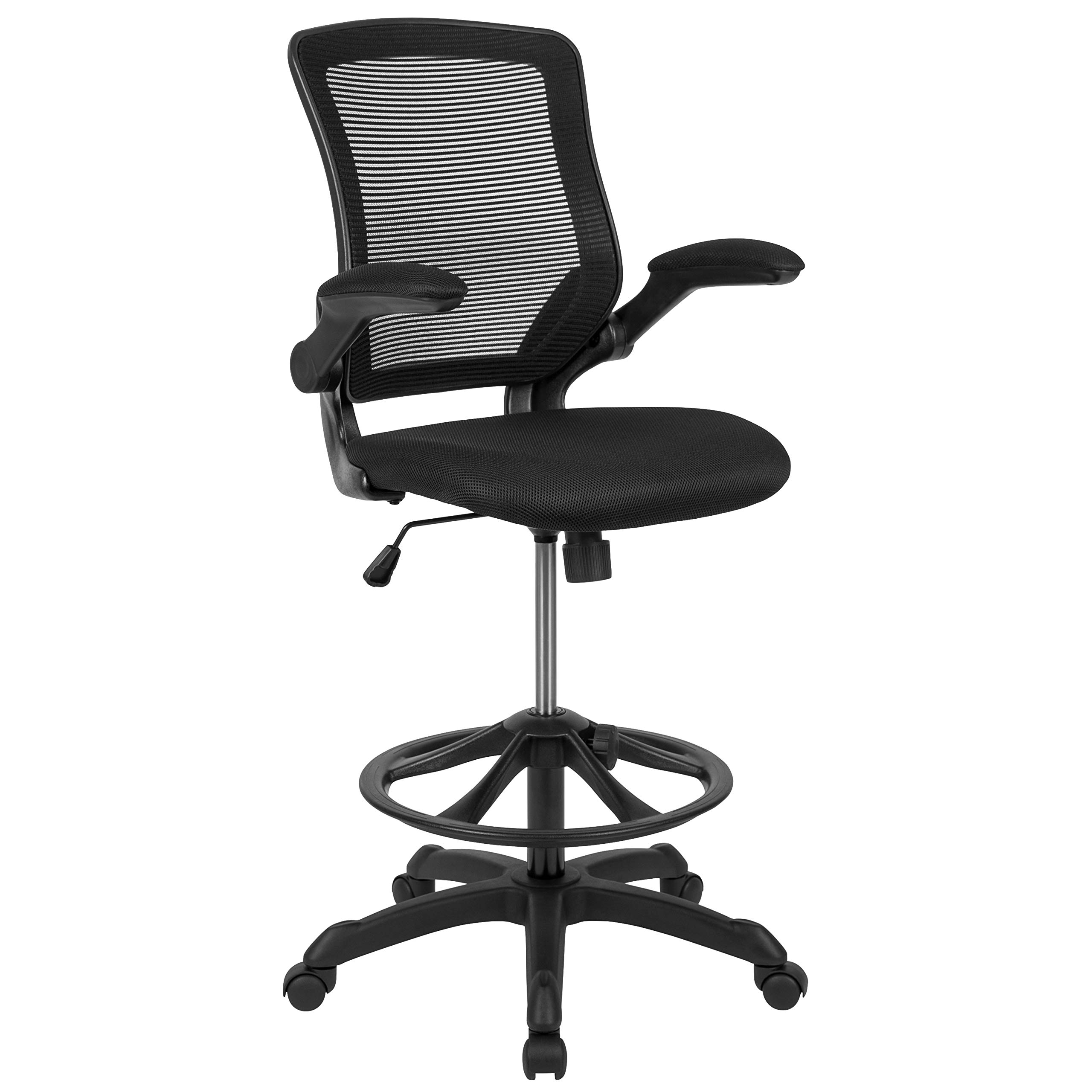 Flash Furniture Silla de oficina ergonómica giratoria d...