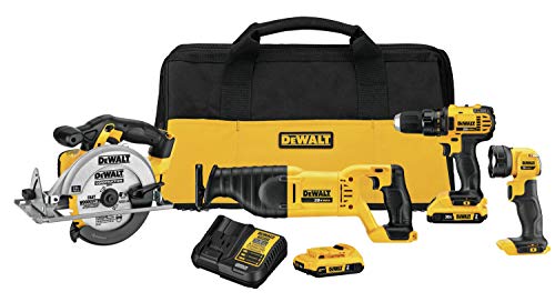 DEWALT Kit combinado de 4 herramientas DCK423D2 ...