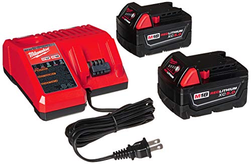 Milwaukee 48-59-1850 Baterías M18 RED LITHIUM XC 5.0 Ah...