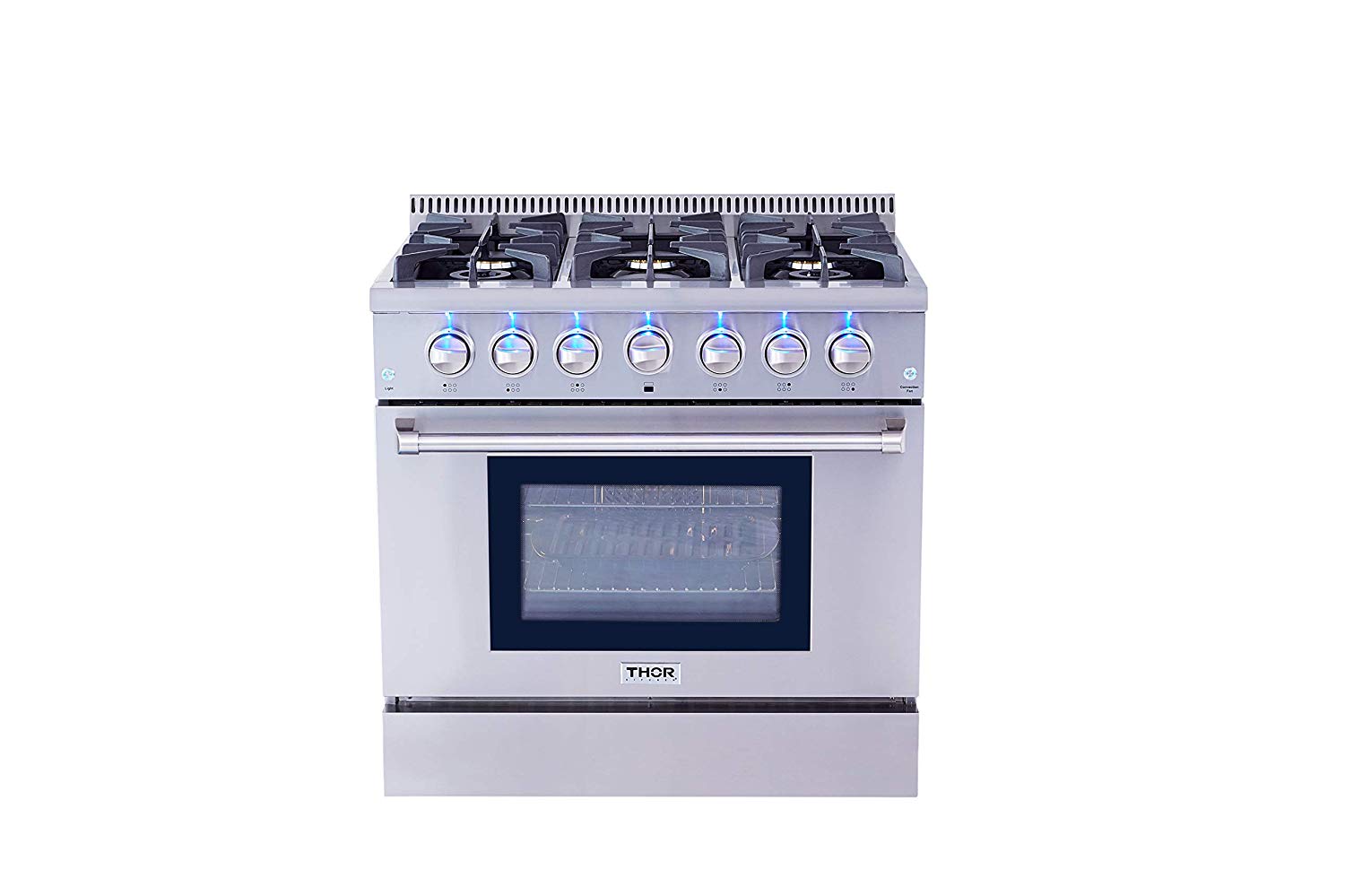 Thor Kitchen HRG3618U Estufa de gas profesional de acer...