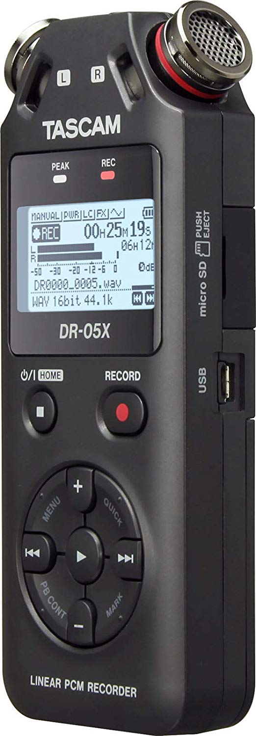 Tascam Grabadora de audio portátil  DR-05X